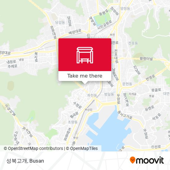 성북고개 map
