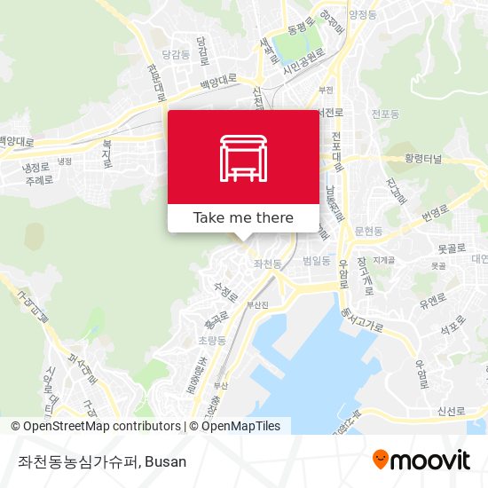 좌천동농심가슈퍼 map