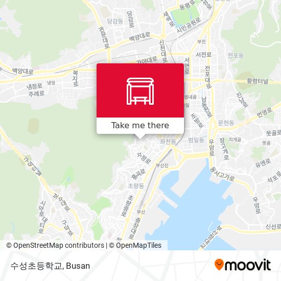 수성초등학교 map