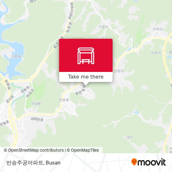 반송주공아파트 map