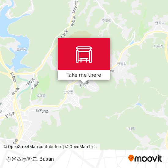 송운초등학교 map