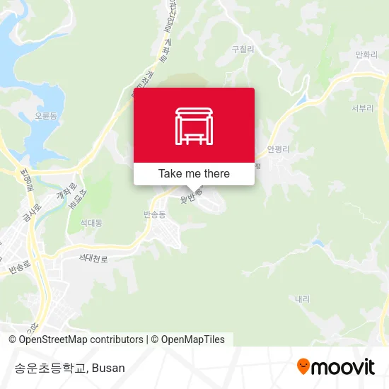 송운초등학교 map