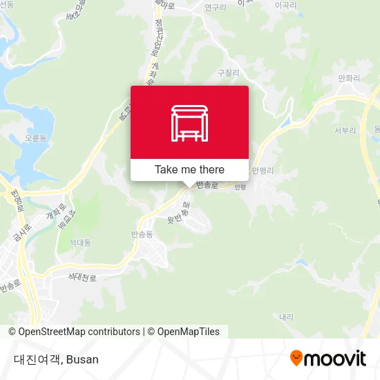 대진여객 map