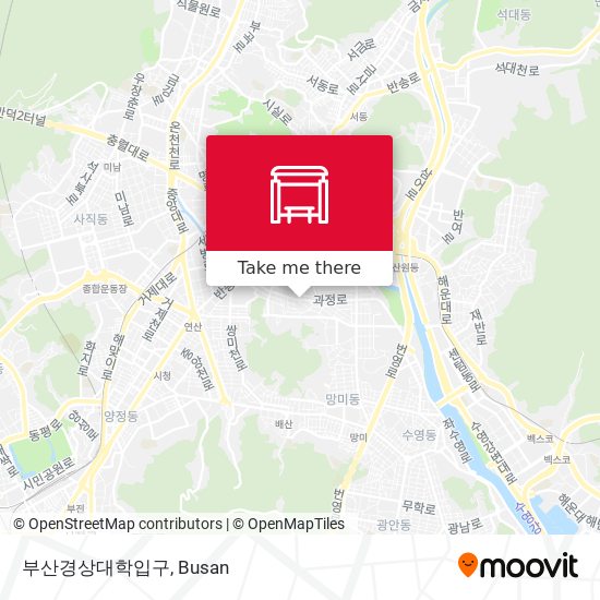 부산경상대학입구 map