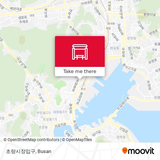 초량시장입구 map