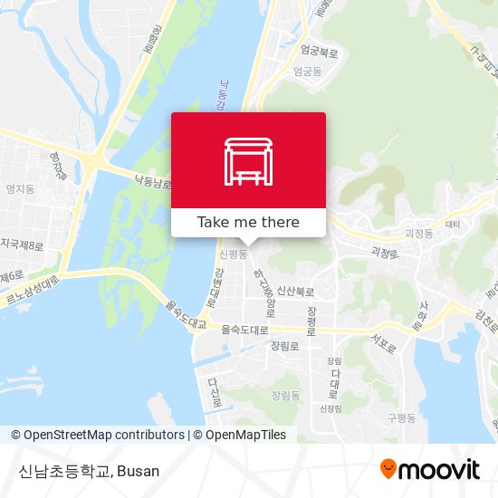 신남초등학교 map
