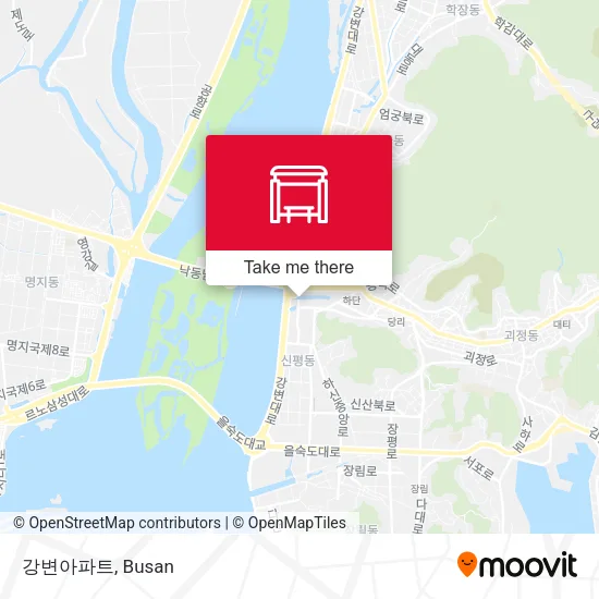 강변아파트 map