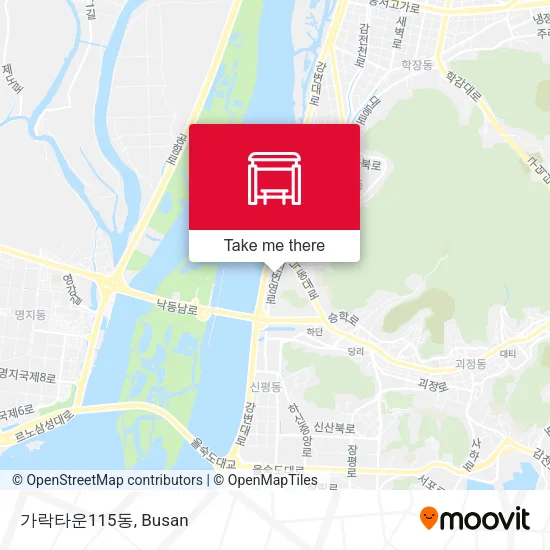 가락타운115동 map