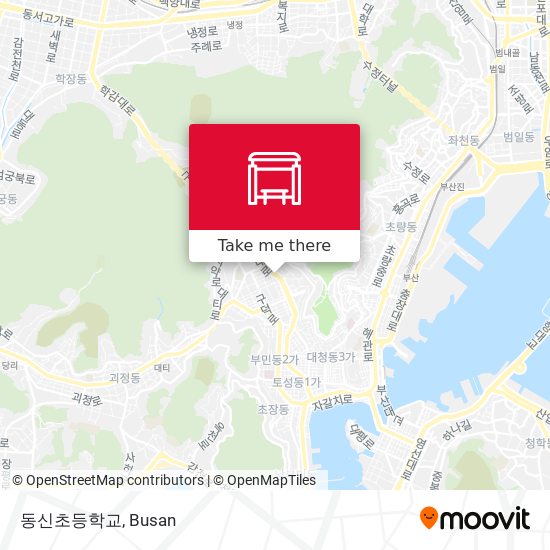 동신초등학교 map