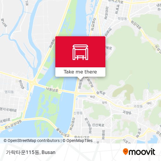 가락타운115동 map