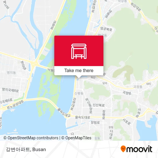 강변아파트 map