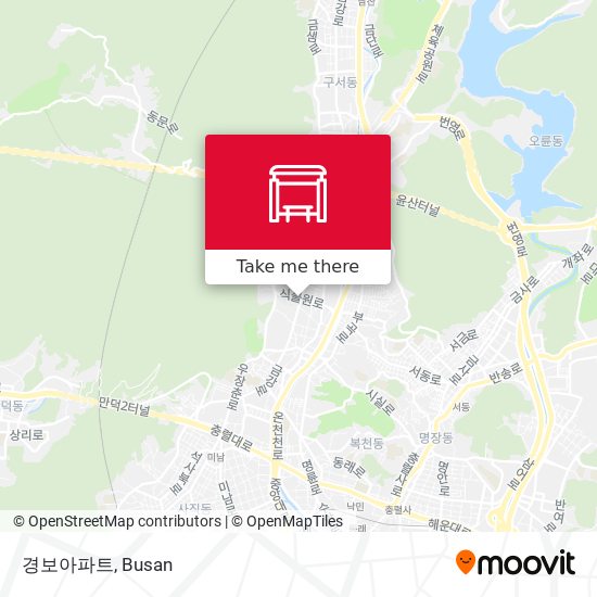 경보아파트 map