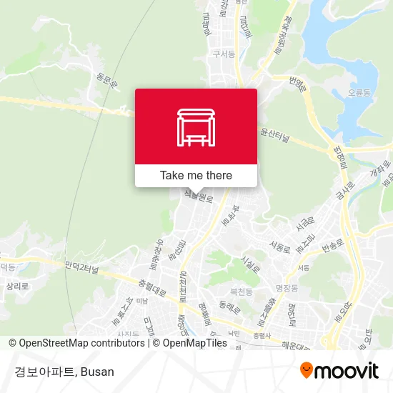 경보아파트 map