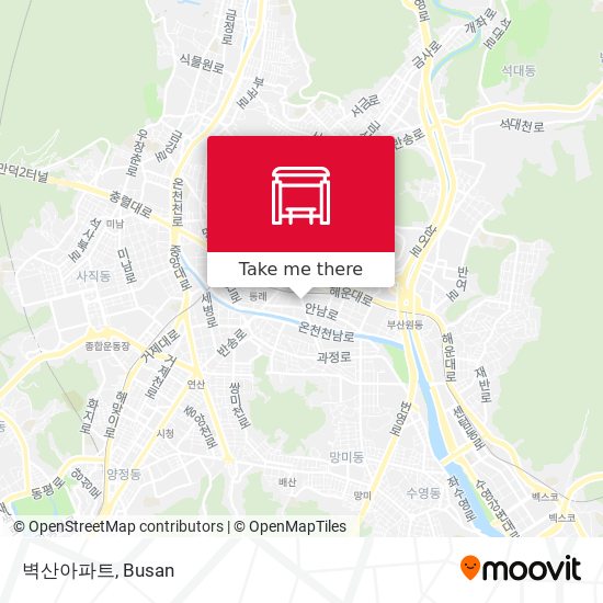 벽산아파트 map