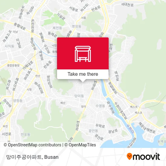 망미주공아파트 map