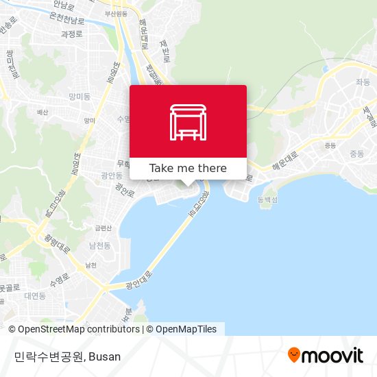 민락수변공원 map