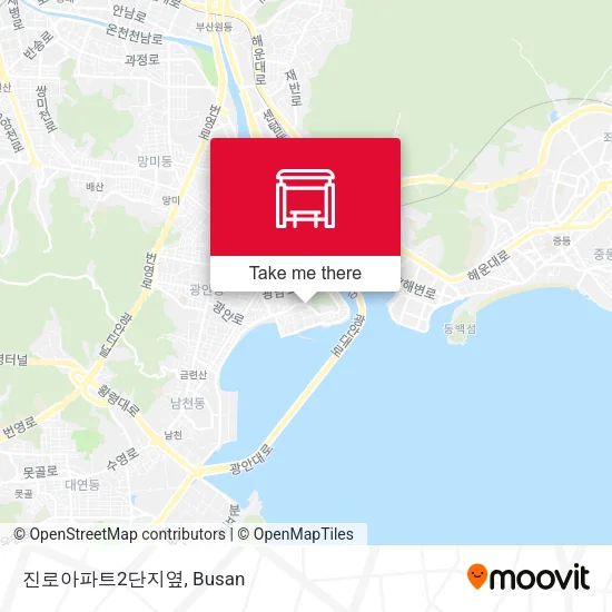 진로아파트2단지옆 map