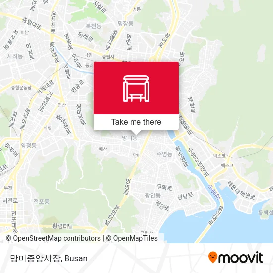 망미중앙시장 map