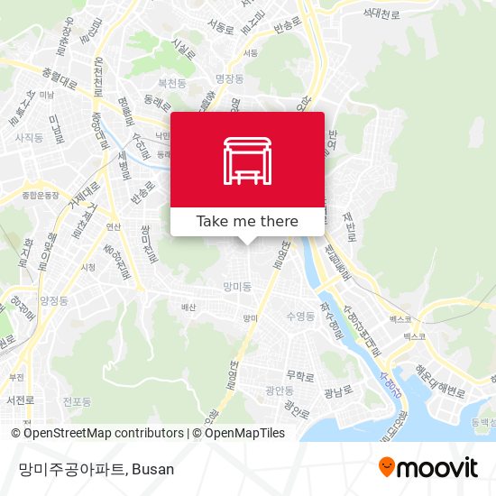 망미주공아파트 map