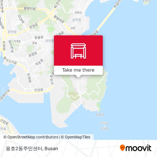 용호2동주민센터 map