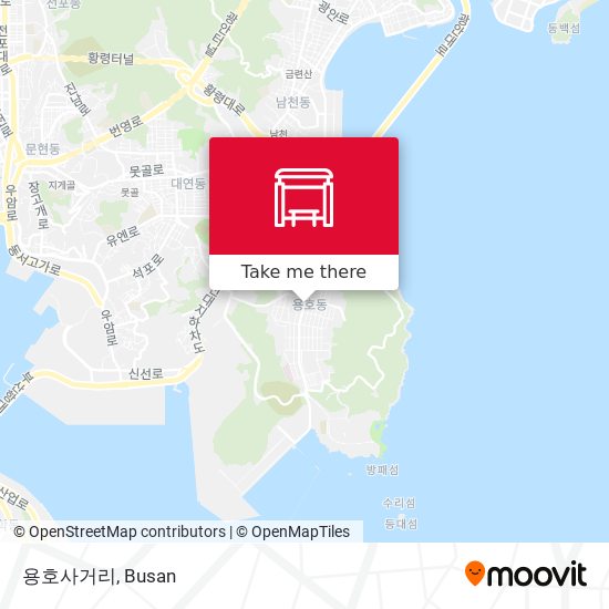 용호사거리 map