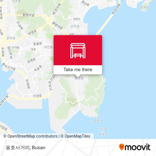 용호사거리 map