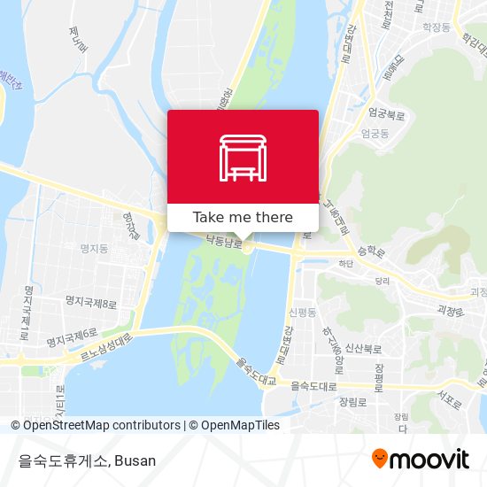 을숙도휴게소 map
