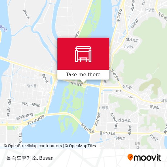 을숙도휴게소 map