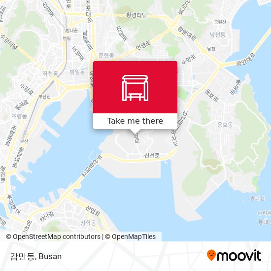 감만동 map