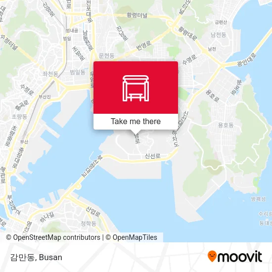 감만동 map