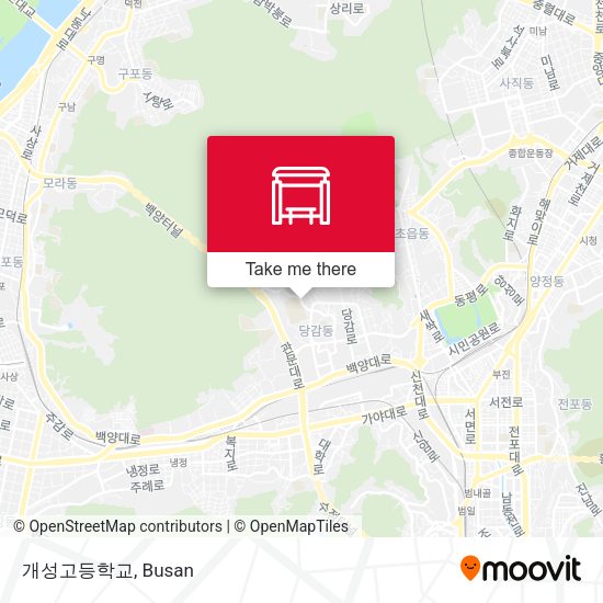 개성고등학교 map