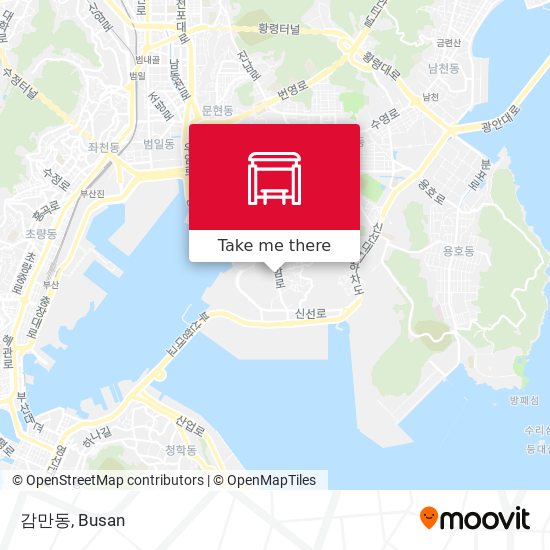 감만동 map