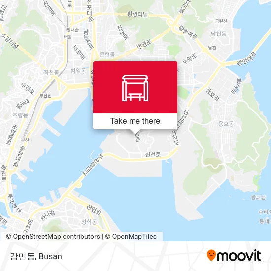 감만동 map