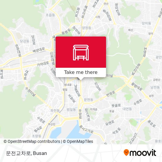 문전교차로 map