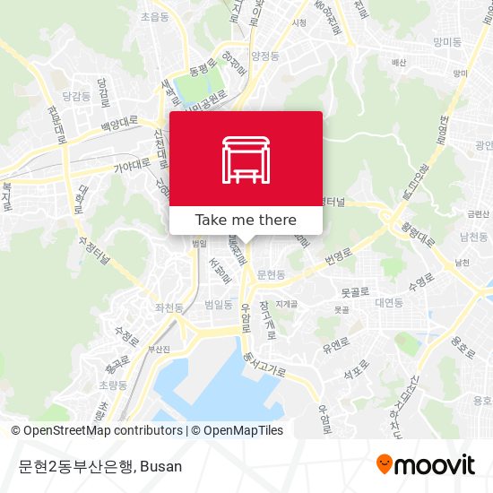 문현2동부산은행 map