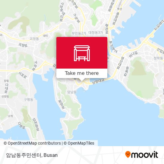 암남동주민센터 map