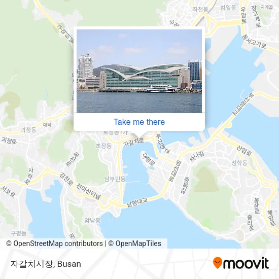 자갈치시장 map