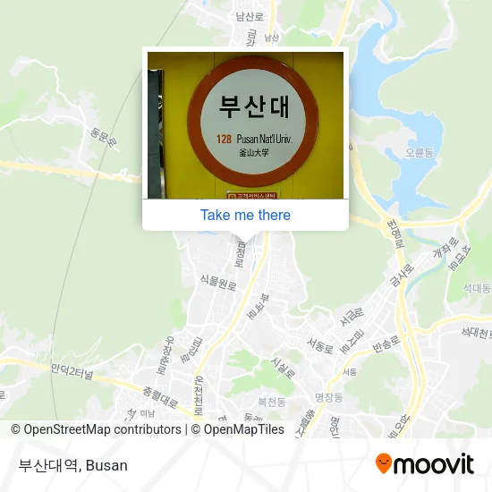 부산대역 map