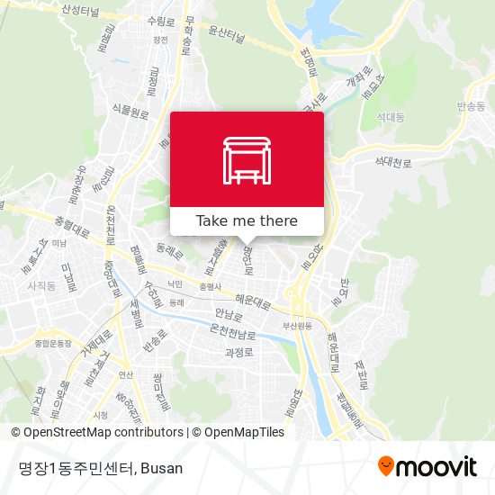 명장1동주민센터 map
