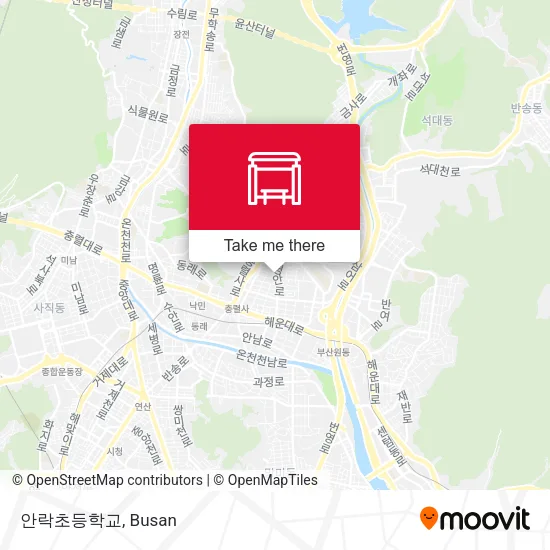 안락초등학교 map