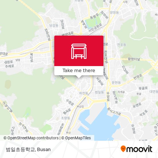 범일초등학교 map