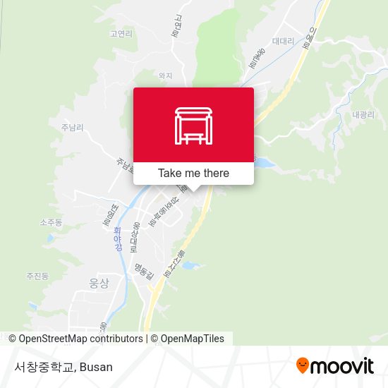 서창중학교 map