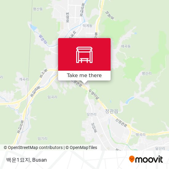 백운1묘지 map