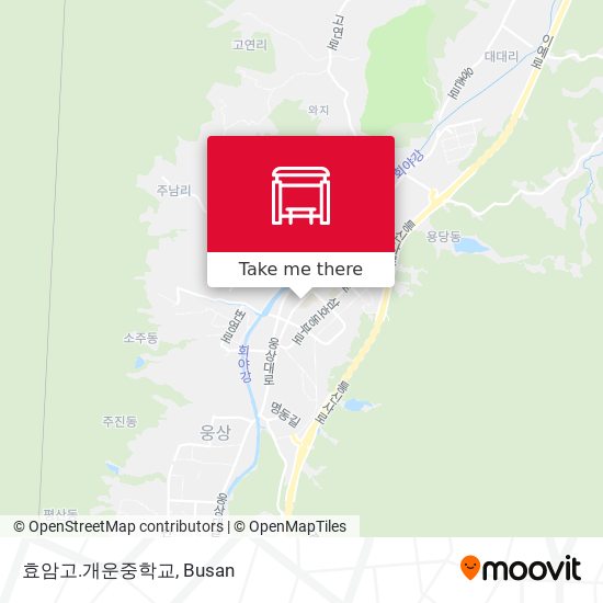효암고.개운중학교 map