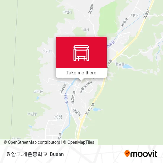 효암고.개운중학교 map