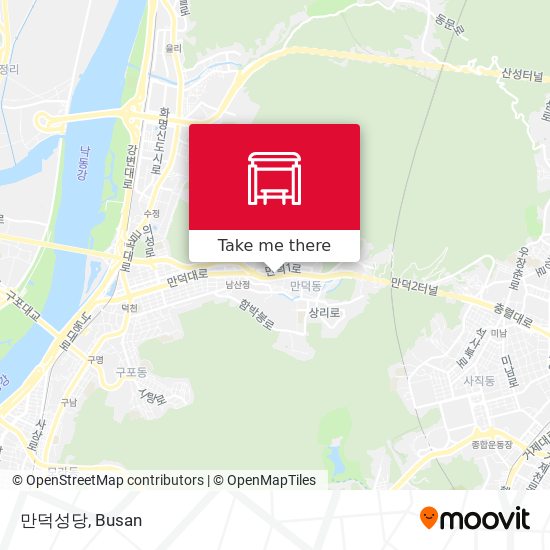 만덕성당 map