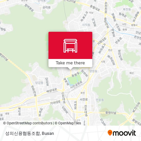 성의신용협동조합 map