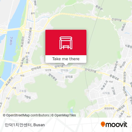 만덕1치안센터 map
