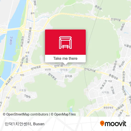 만덕1치안센터 map