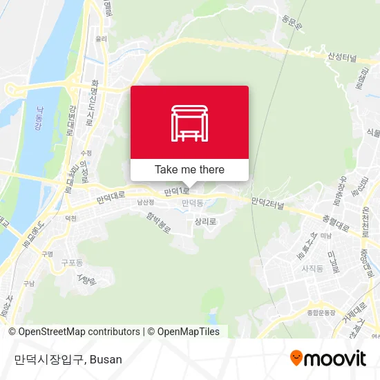 만덕시장입구 map